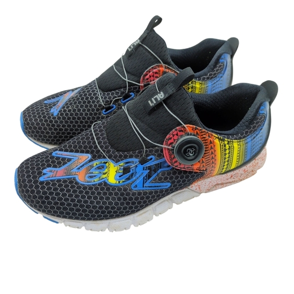 Zoot Run Ali'i Flying Hawaiian Unisex Running Shoes Men's 9.5 Black Rainbow - Picture 1 of 14